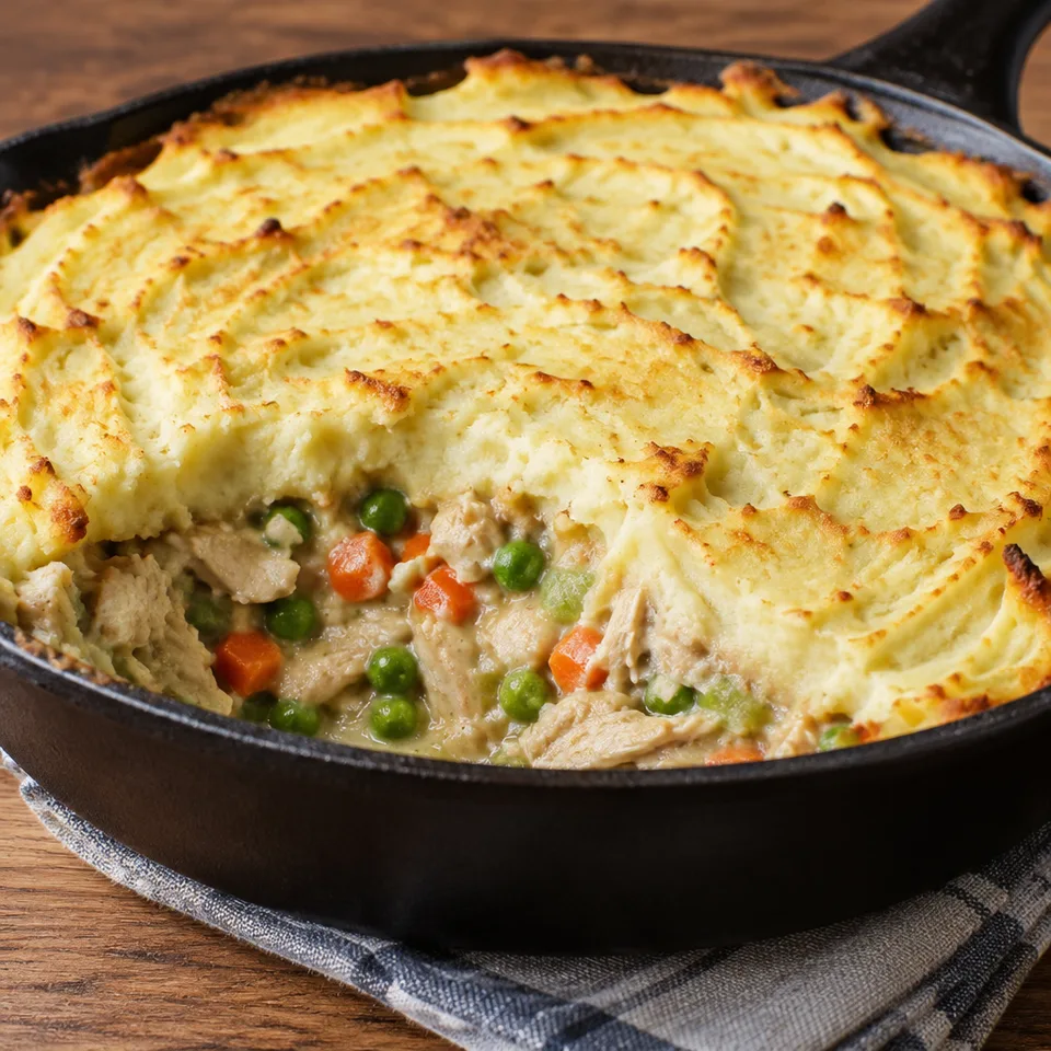 Creamy Turkey Shepherd's Pie (aka Thanksgiving Leftovers Shepherd's Pie!) — serving inspiration