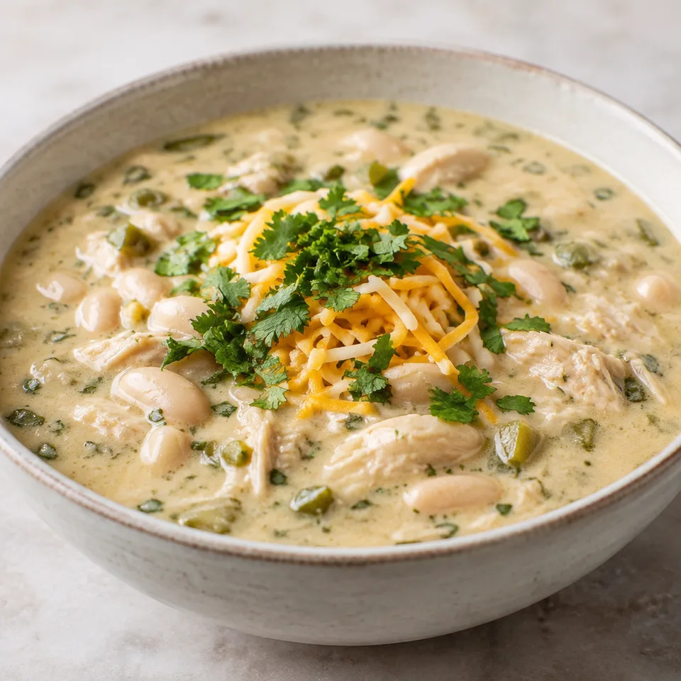 Creamy White Turkey Chili — serving inspiration