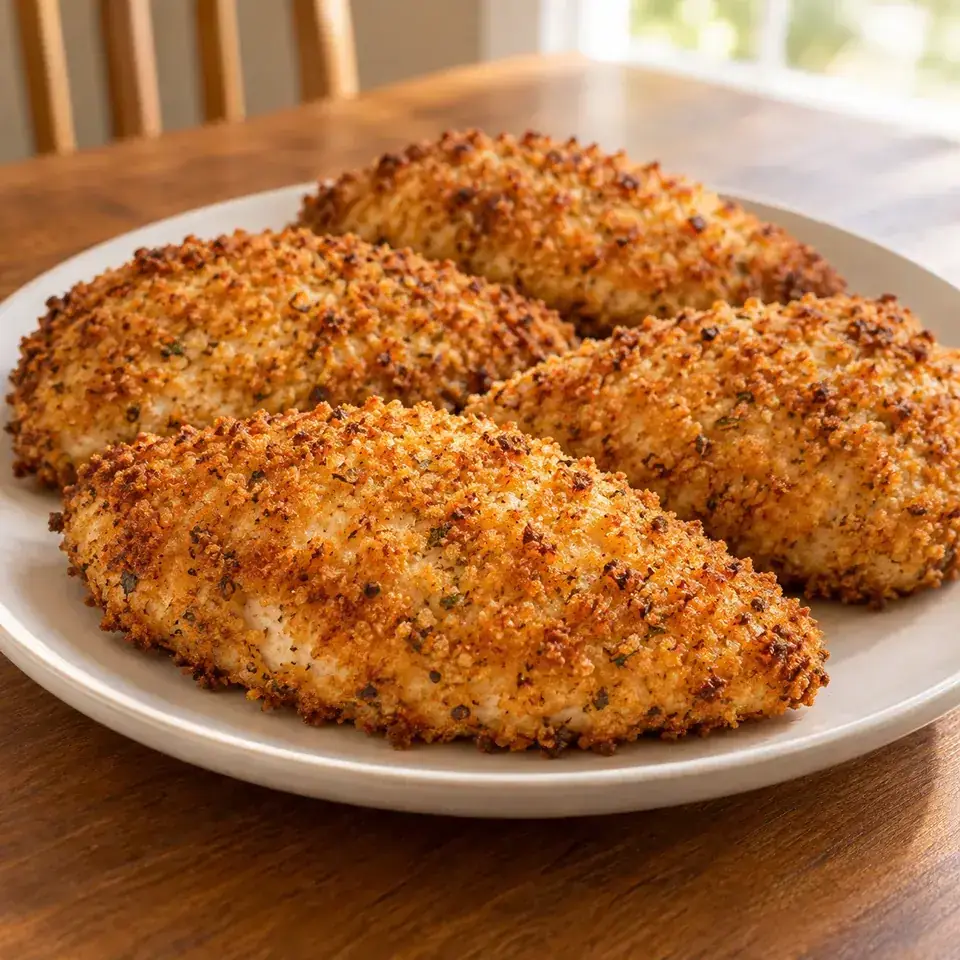 Crispy Breaded Chicken — serving inspiration