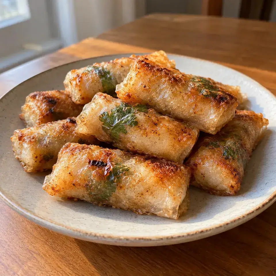 Crispy Chinese Rice Paper Wrapped Fish (5 Ingredients) — serving inspiration