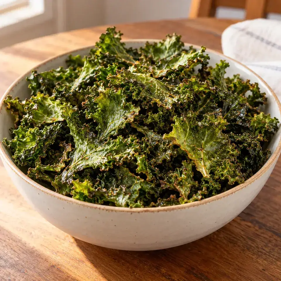 Crispy Kale Chips — serving inspiration