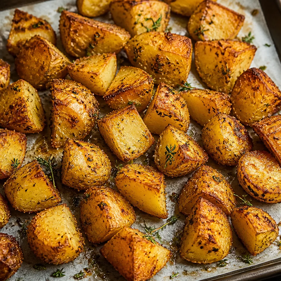 Crispy Roasted Yukon Gold Potatoes (baking soda parboil method) — serving inspiration