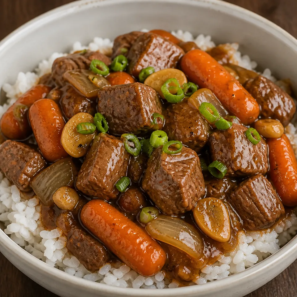 Crock Pot Asian Beef Stew — serving inspiration