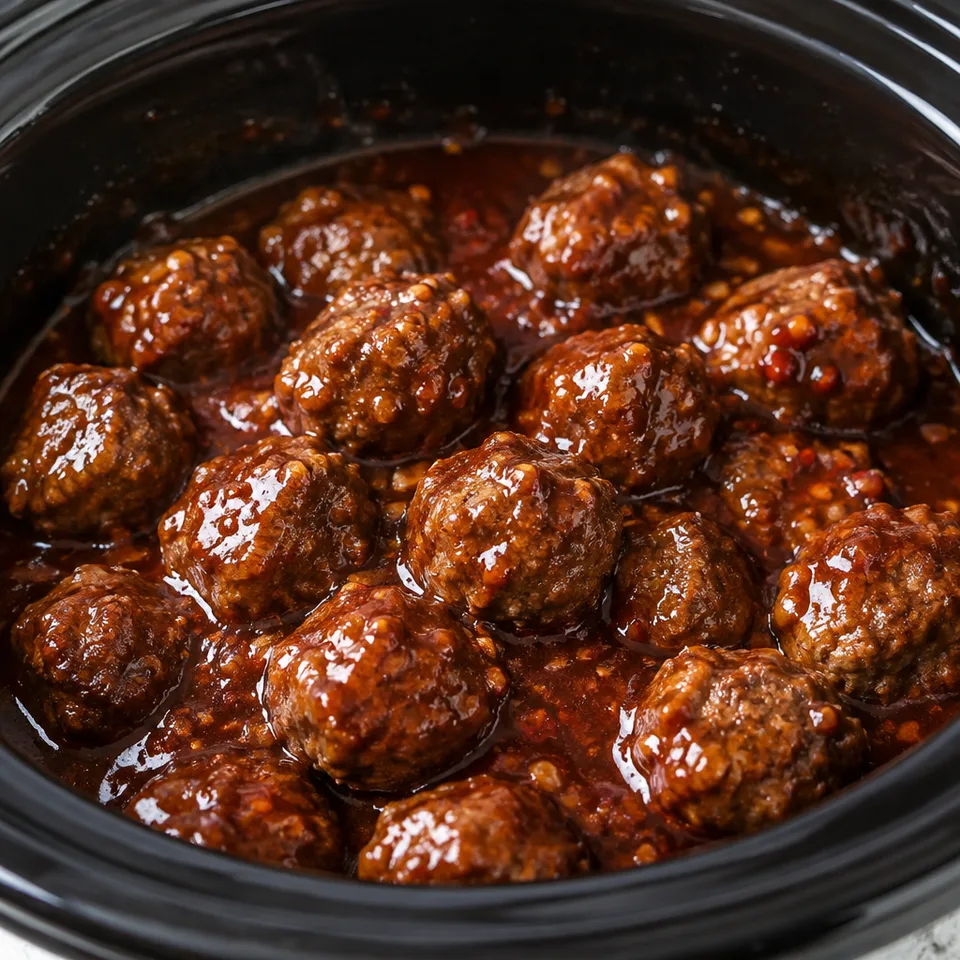 Crock Pot Bourbon Meatball Recipe — serving inspiration