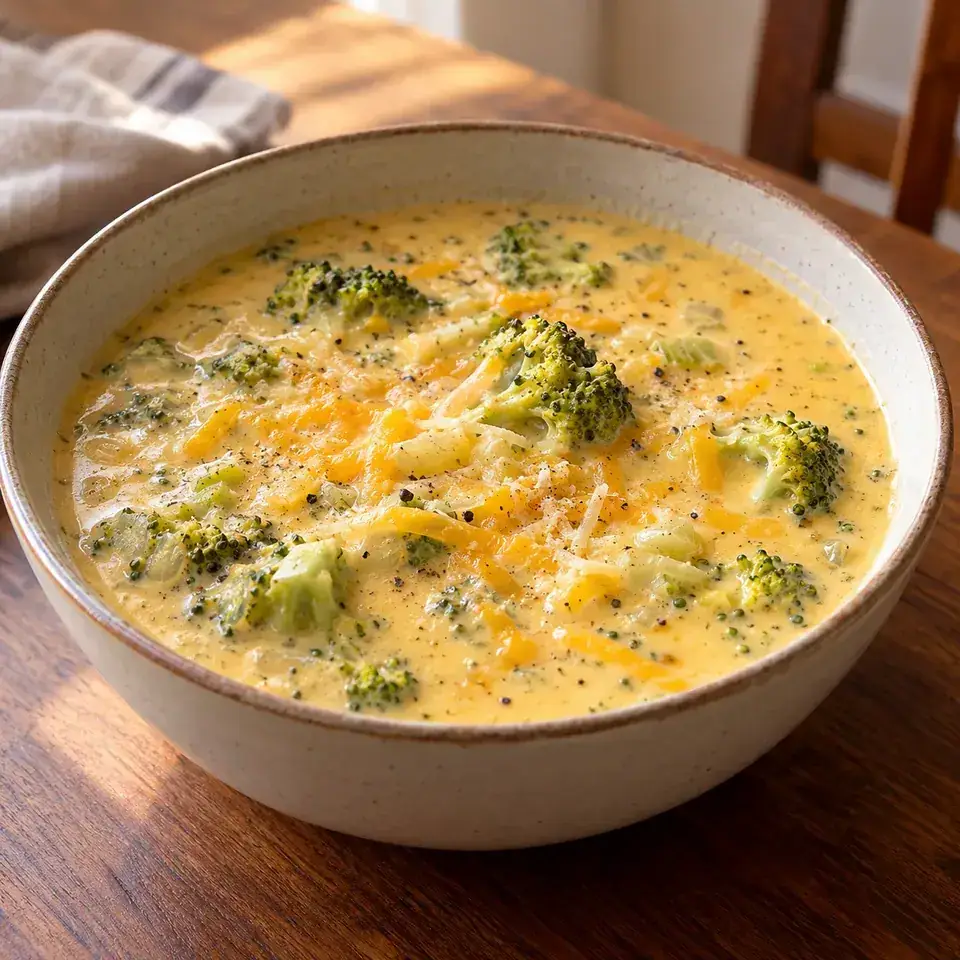 Crock Pot Broccoli Cheese Soup — serving inspiration