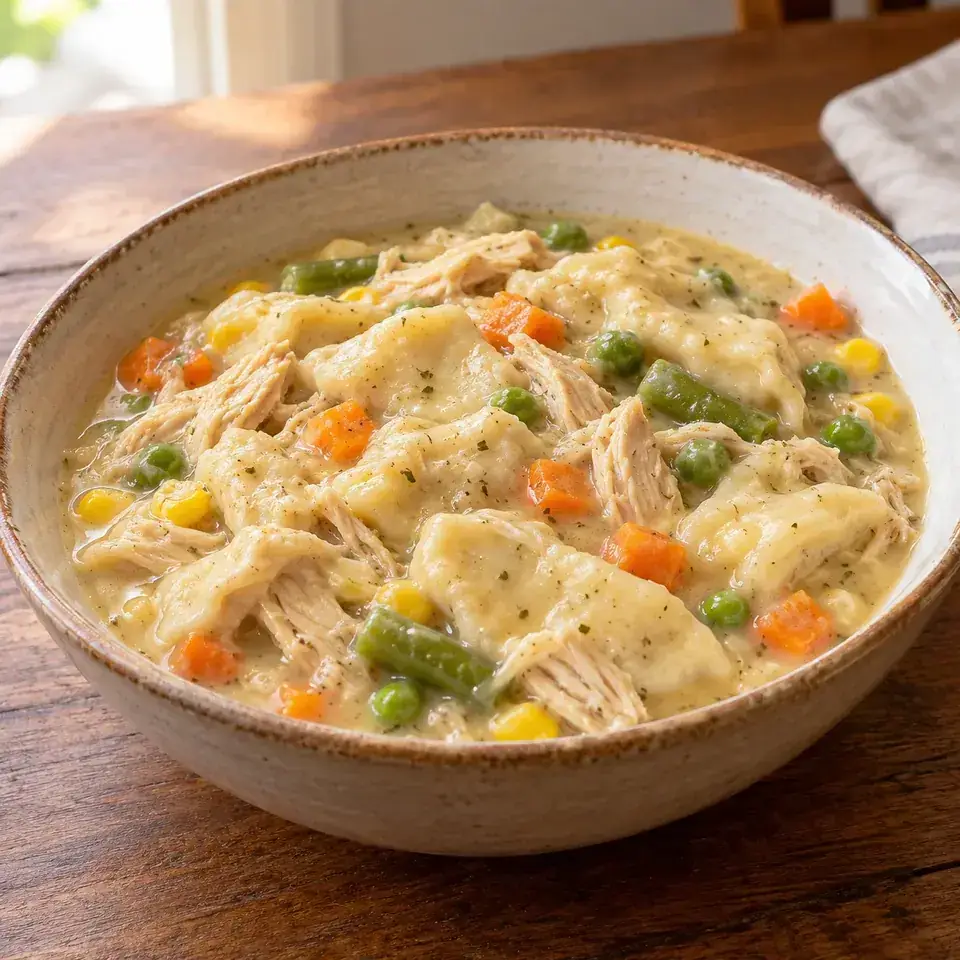 Crock Pot Chicken and Dumplings — serving inspiration