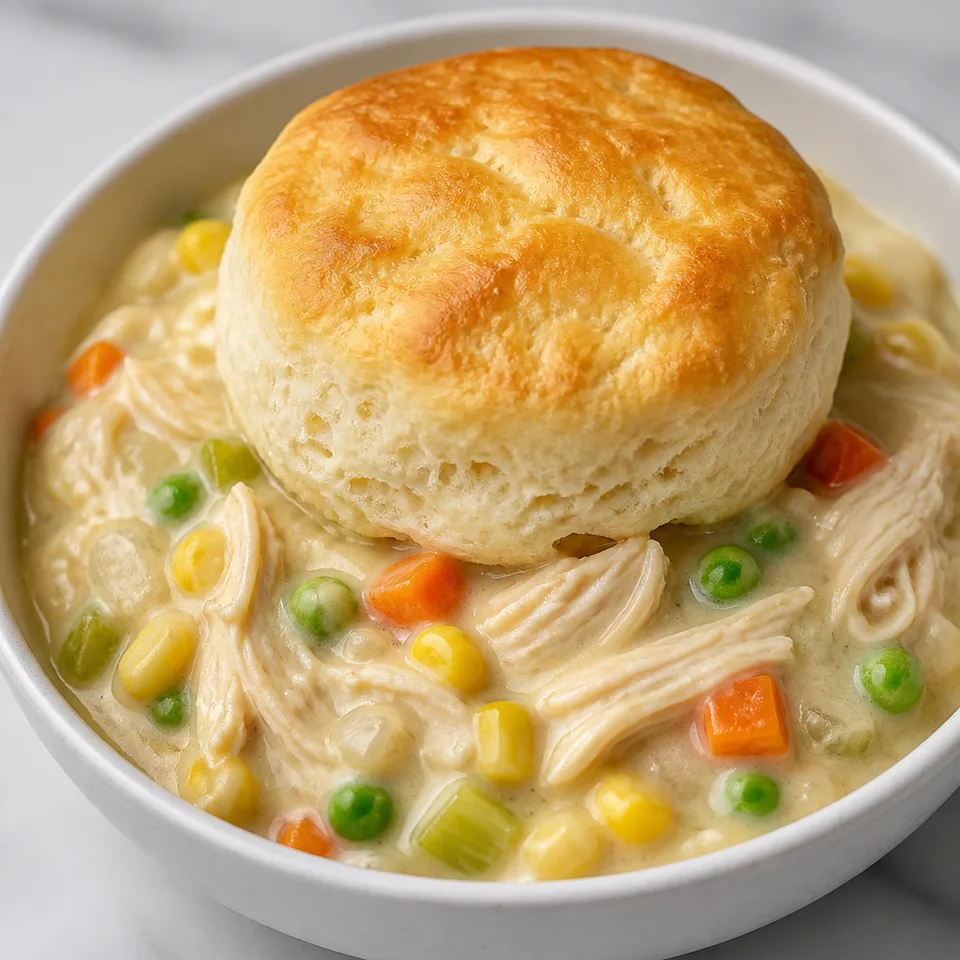 Crock Pot Chicken Pot Pie Recipe — serving inspiration