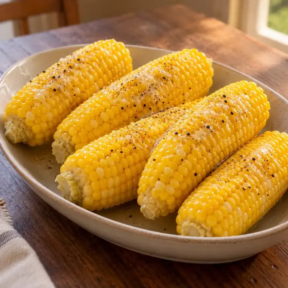 Crock Pot Corn on the Cob — serving inspiration