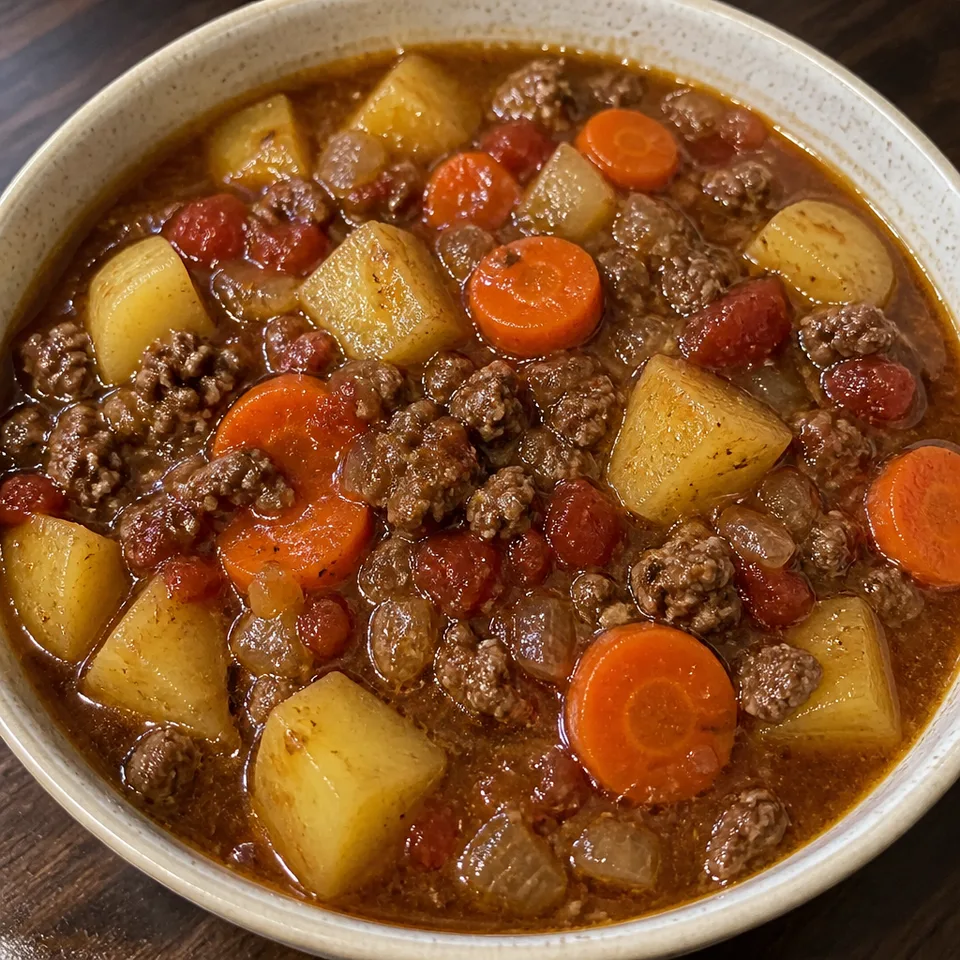Crock Pot French Onion Poor Man's Stew — serving inspiration
