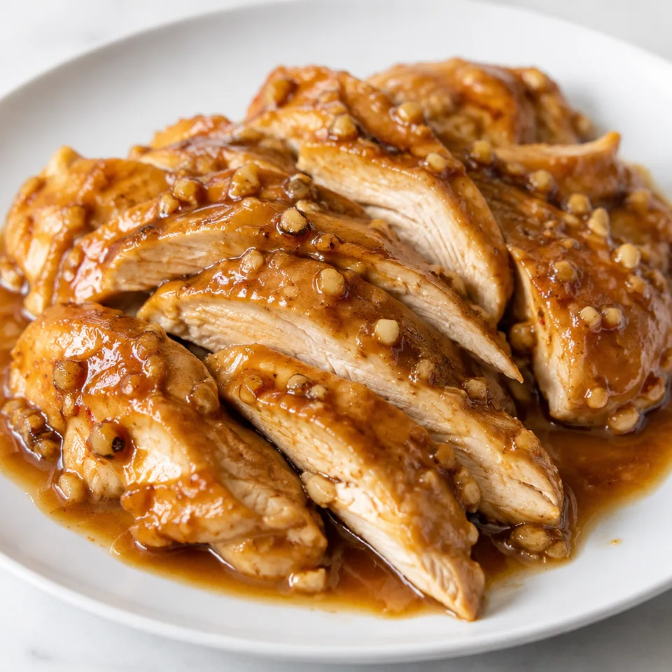Crock Pot Honey Garlic Chicken — serving inspiration