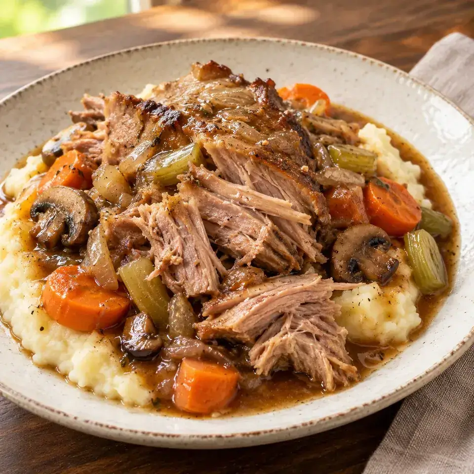 Crock Pot Pork Roast — serving inspiration