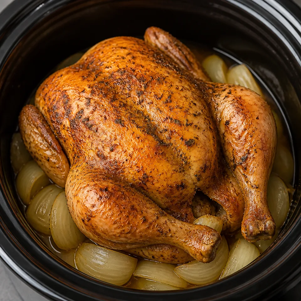 Crock Pot Rotisserie Chicken — serving inspiration