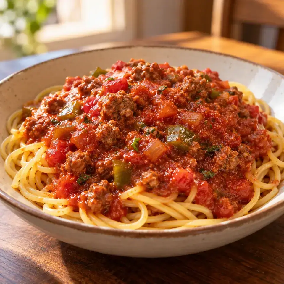 Crock Pot Spaghetti Sauce — serving inspiration