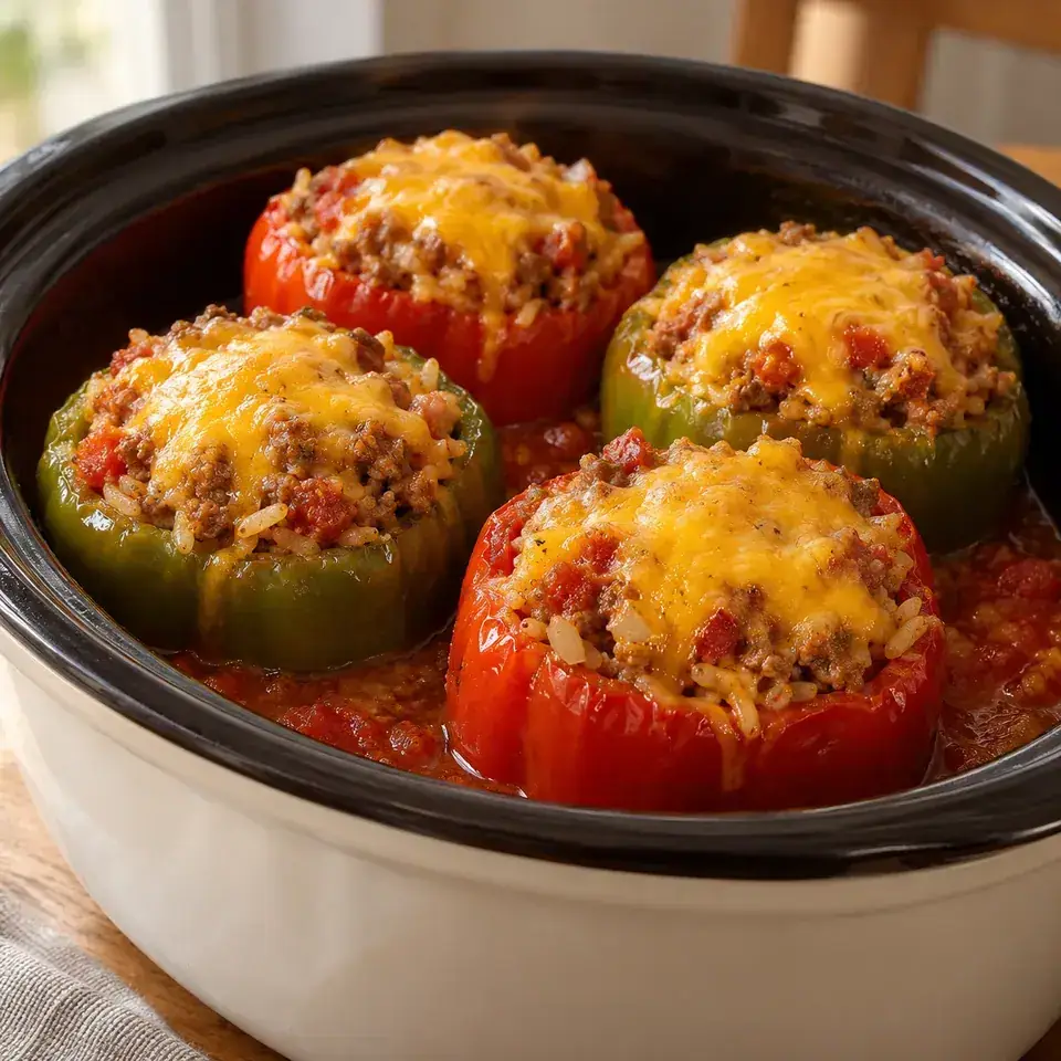 Crock Pot Stuffed Peppers — serving inspiration