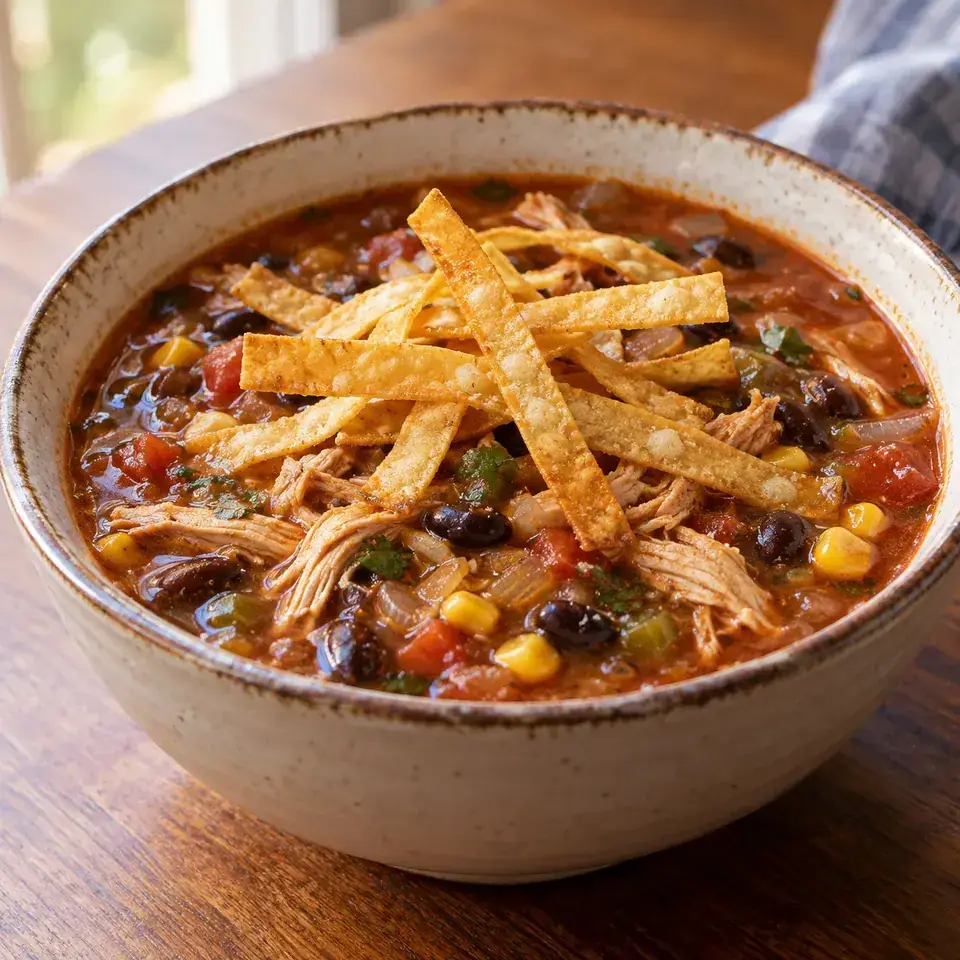 Crock Pot Tortilla Soup — serving inspiration
