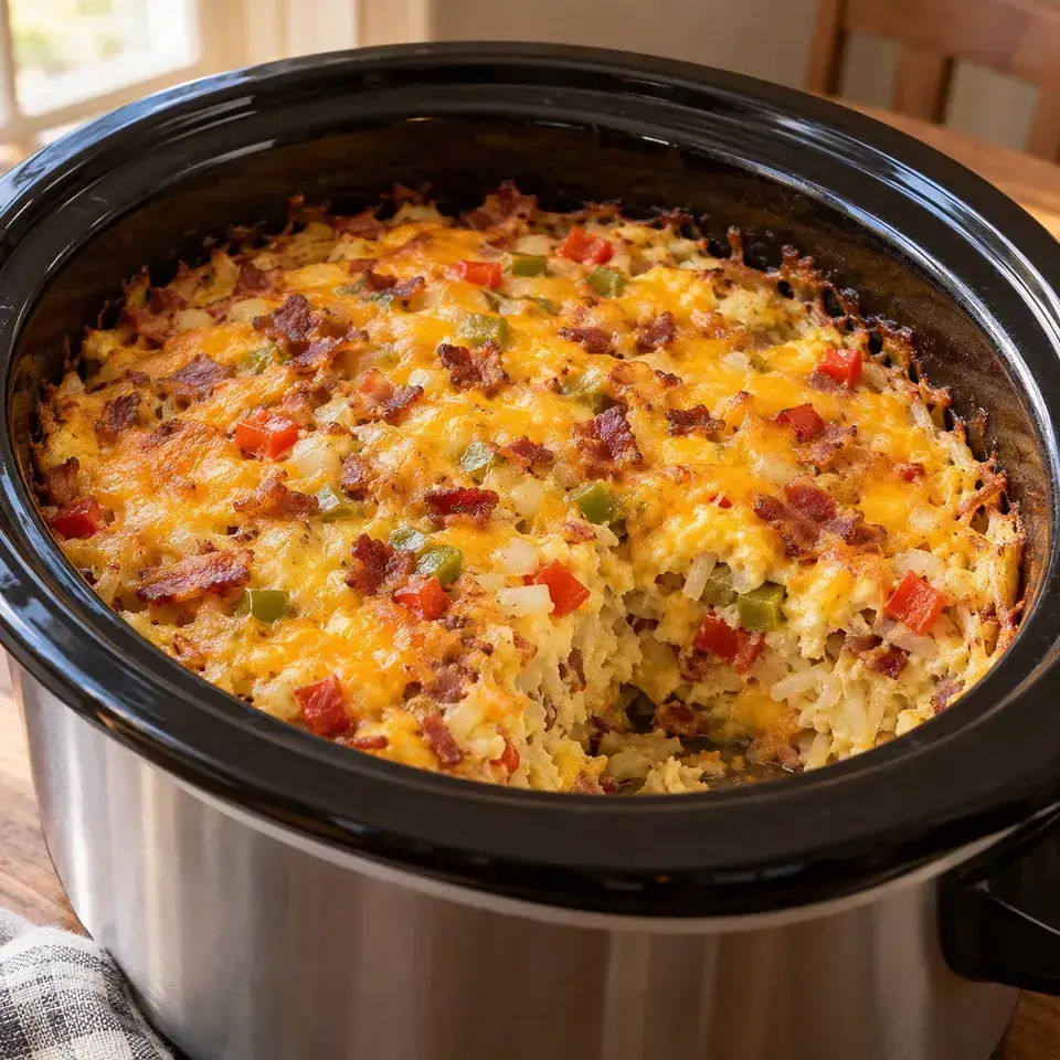 CrockPot Breakfast Casserole — serving inspiration