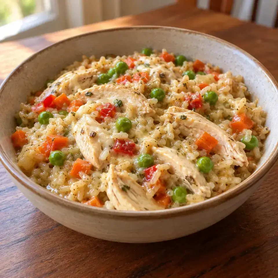Crockpot Chicken and Rice — serving inspiration