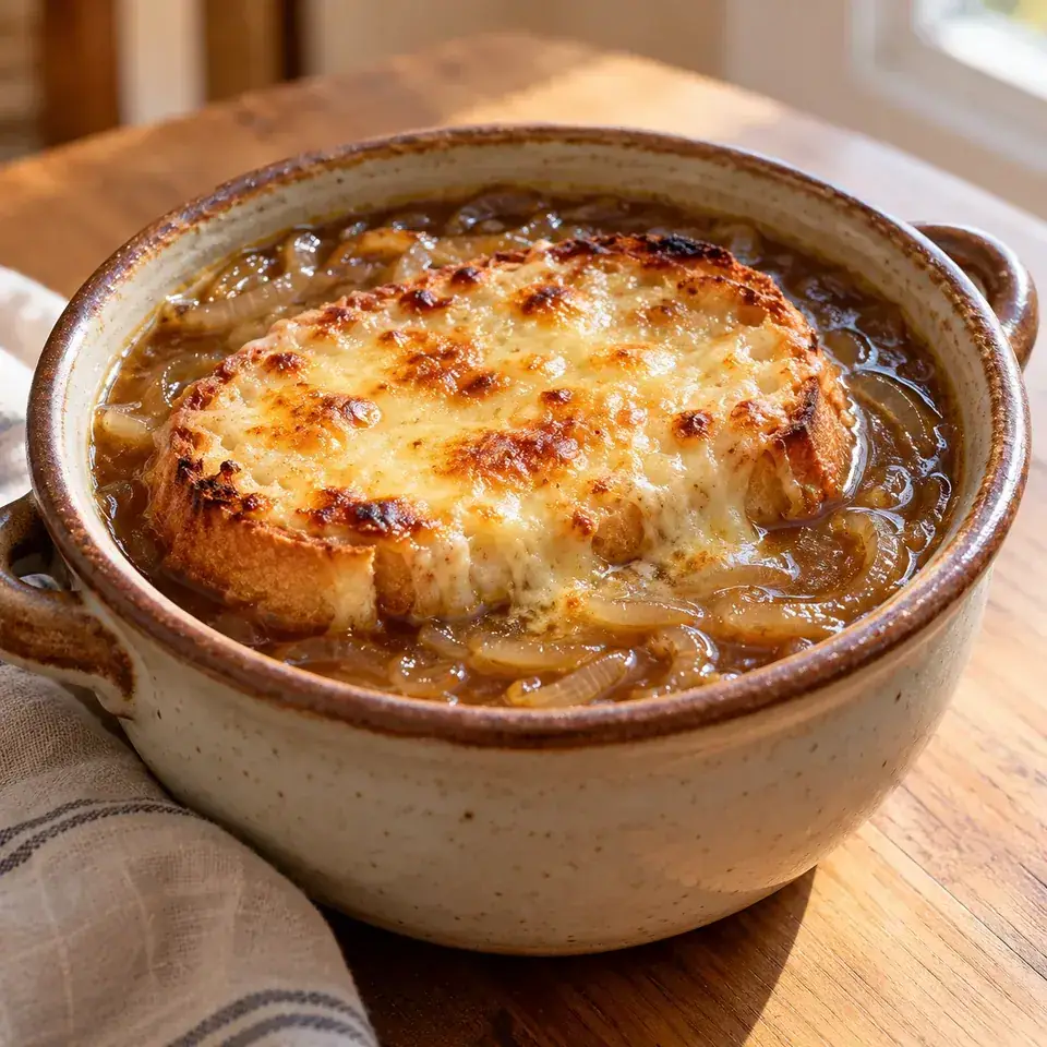 Crockpot French Onion Soup — serving inspiration