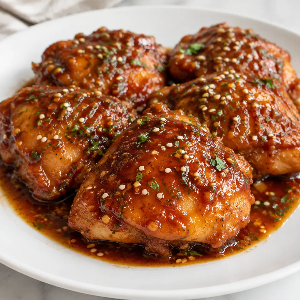 Crockpot Honey Garlic Chicken — serving inspiration