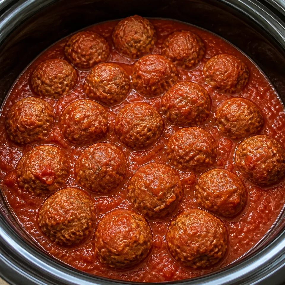 Crockpot Meatballs in Marinara — serving inspiration