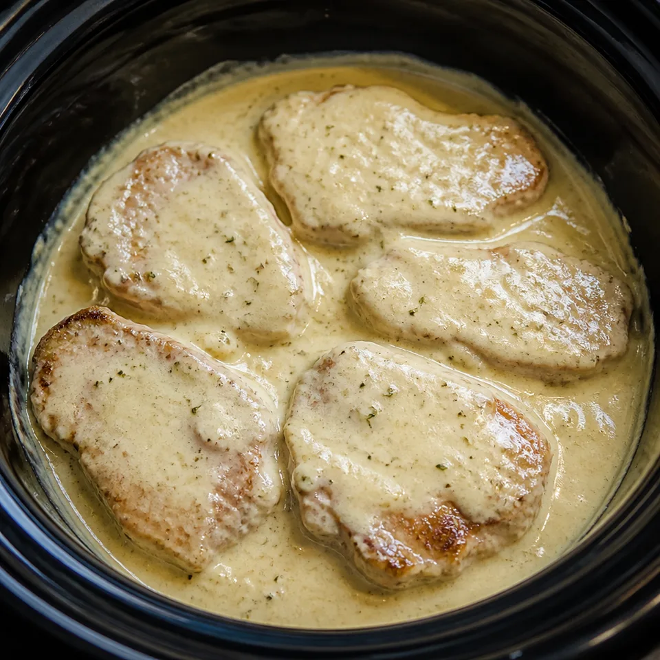 Crockpot Ranch Pork Chops — serving inspiration