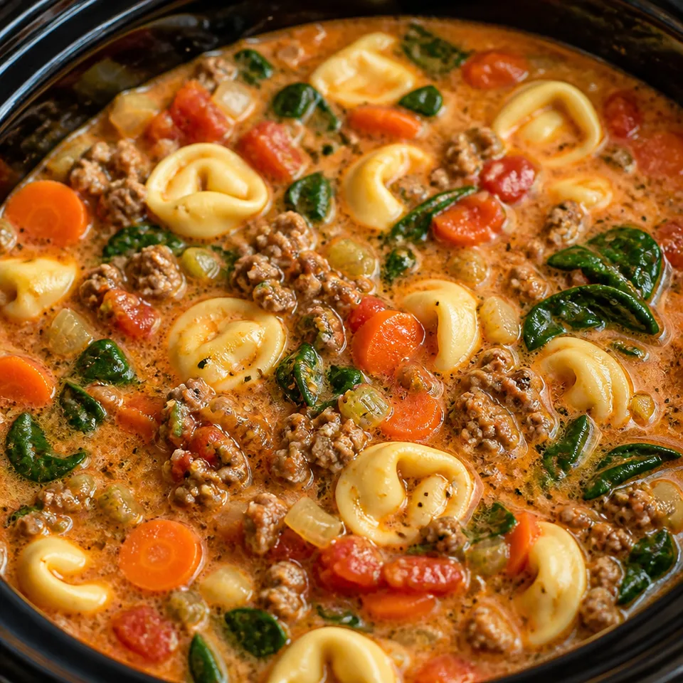 Crockpot Tortellini Soup with Sausage — serving inspiration