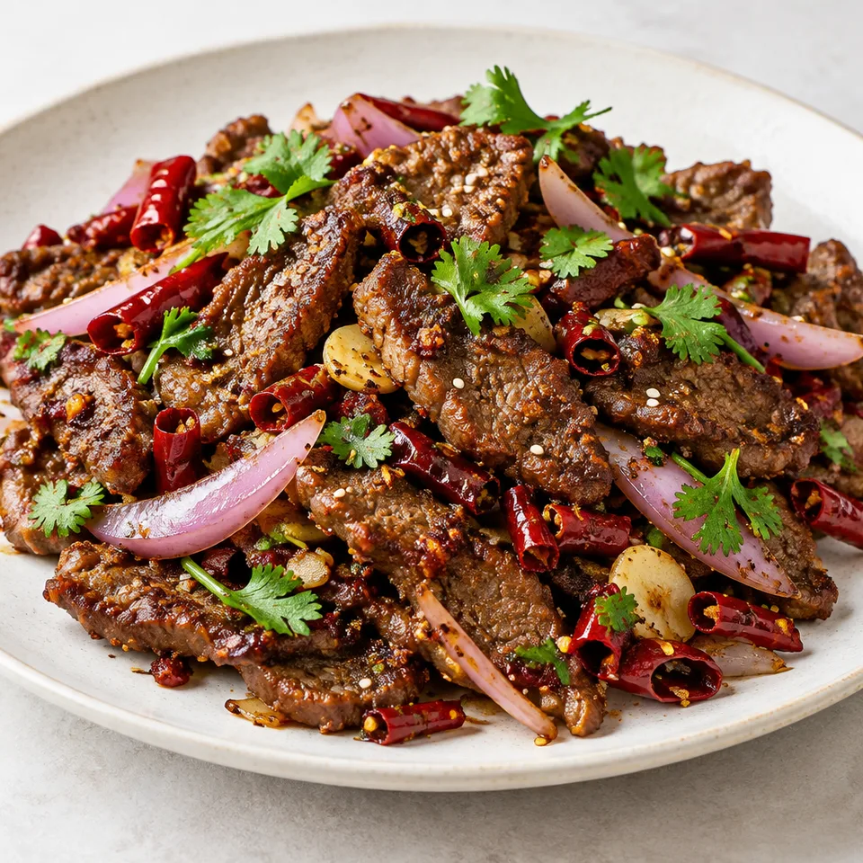 Cumin Beef (孜然牛肉) — serving inspiration