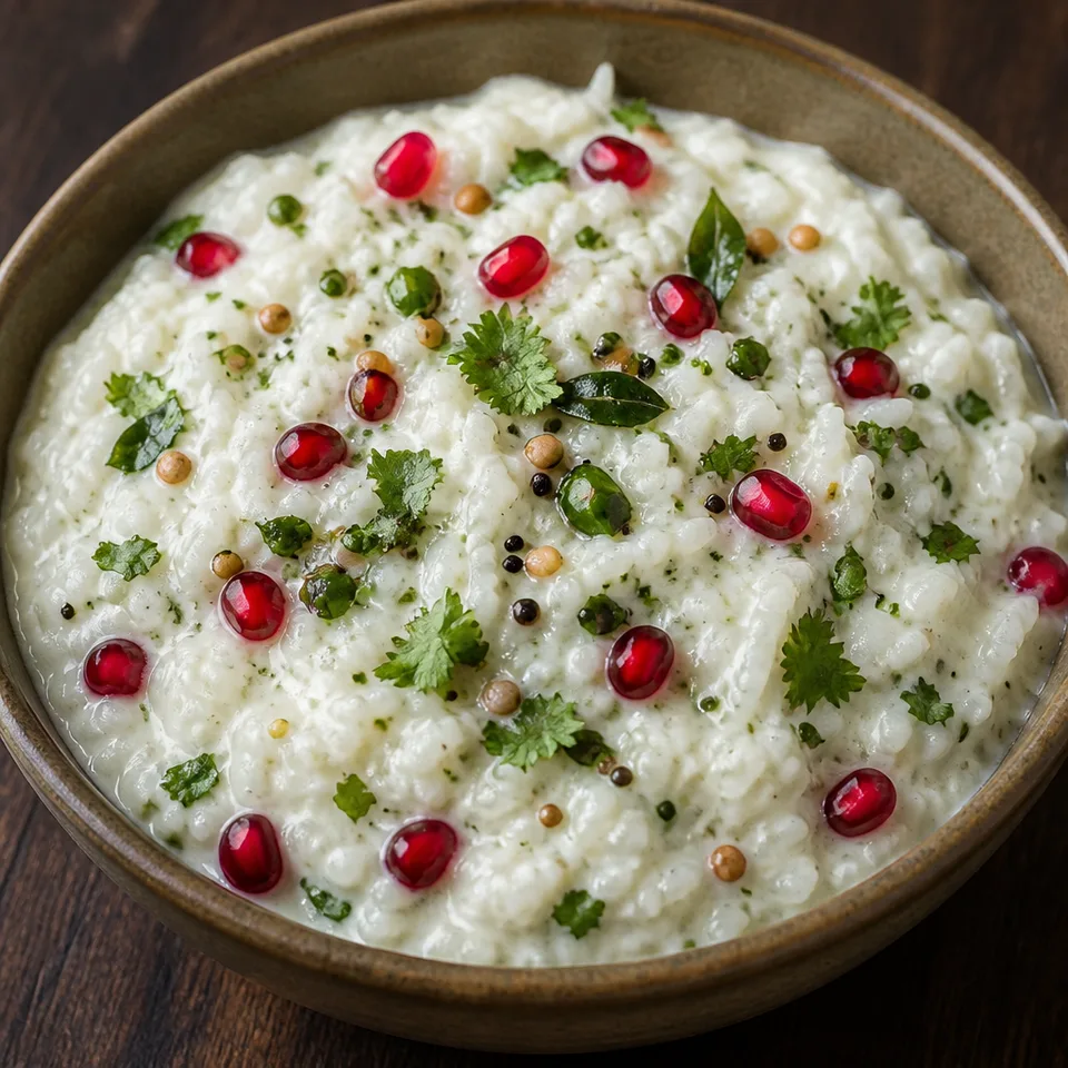 Curd Rice Recipe (Thayir Sadam | Daddojanam) — serving inspiration