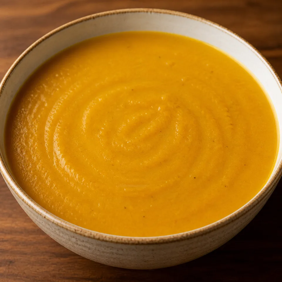 Curried Butternut Squash Soup (Slow Cooker) — serving inspiration