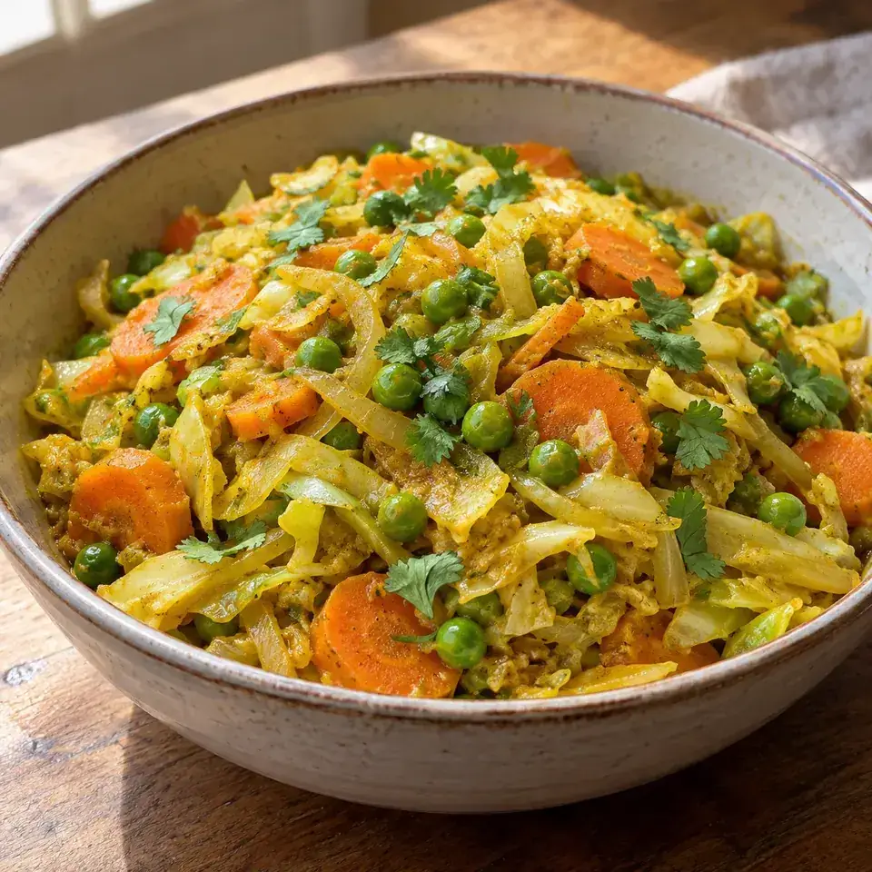 Curried Cabbage — serving inspiration