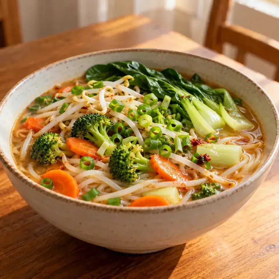 Dan Dan Noodle Soup (Vegetarian) — serving inspiration