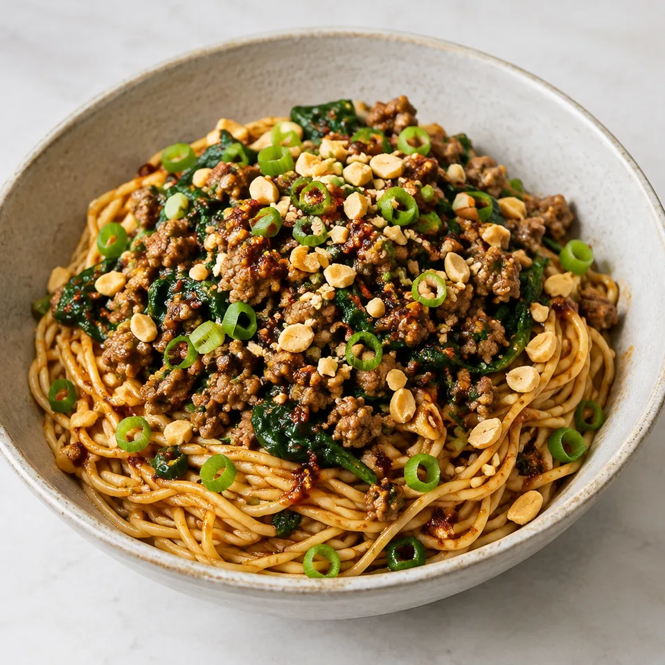 Dan Dan Noodles — serving inspiration