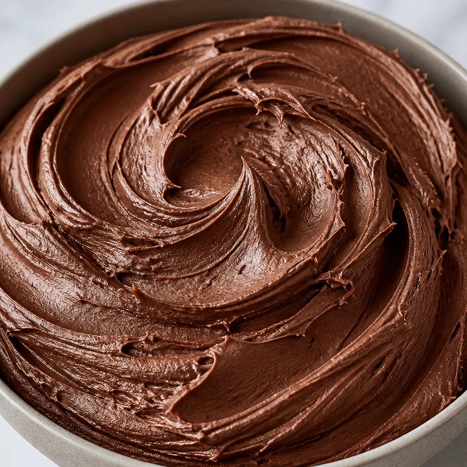 Dark Chocolate Buttercream Frosting — serving inspiration