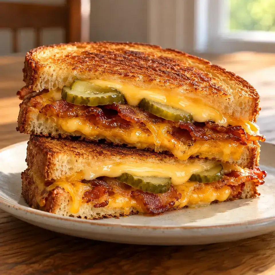 Dill Pickle Bacon Grilled Cheese — serving inspiration