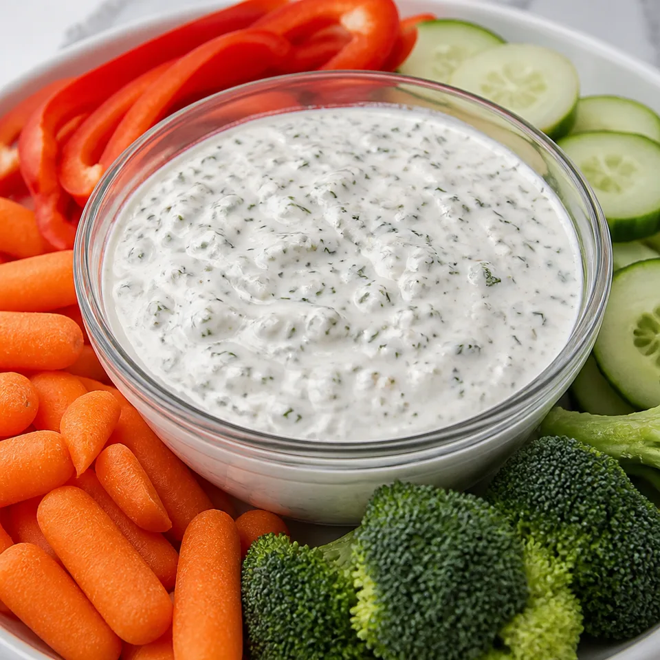 Dill Veggie Dip — serving inspiration