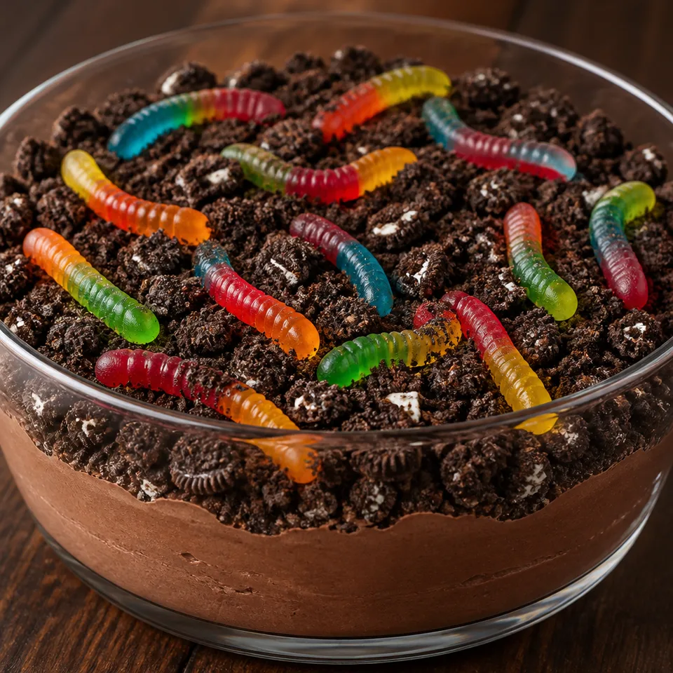 Dirt Cake (with homemade pudding) — serving inspiration