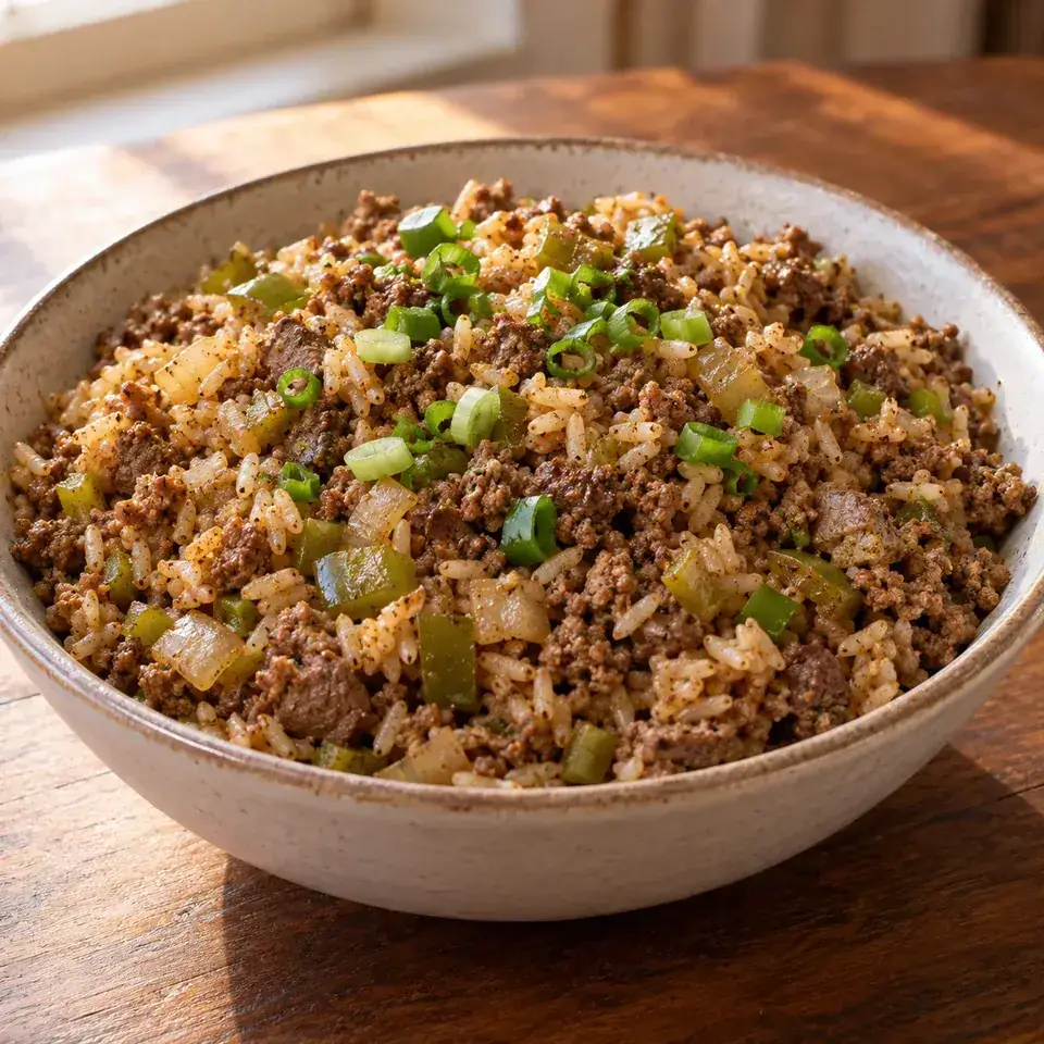 Dirty Rice — serving inspiration