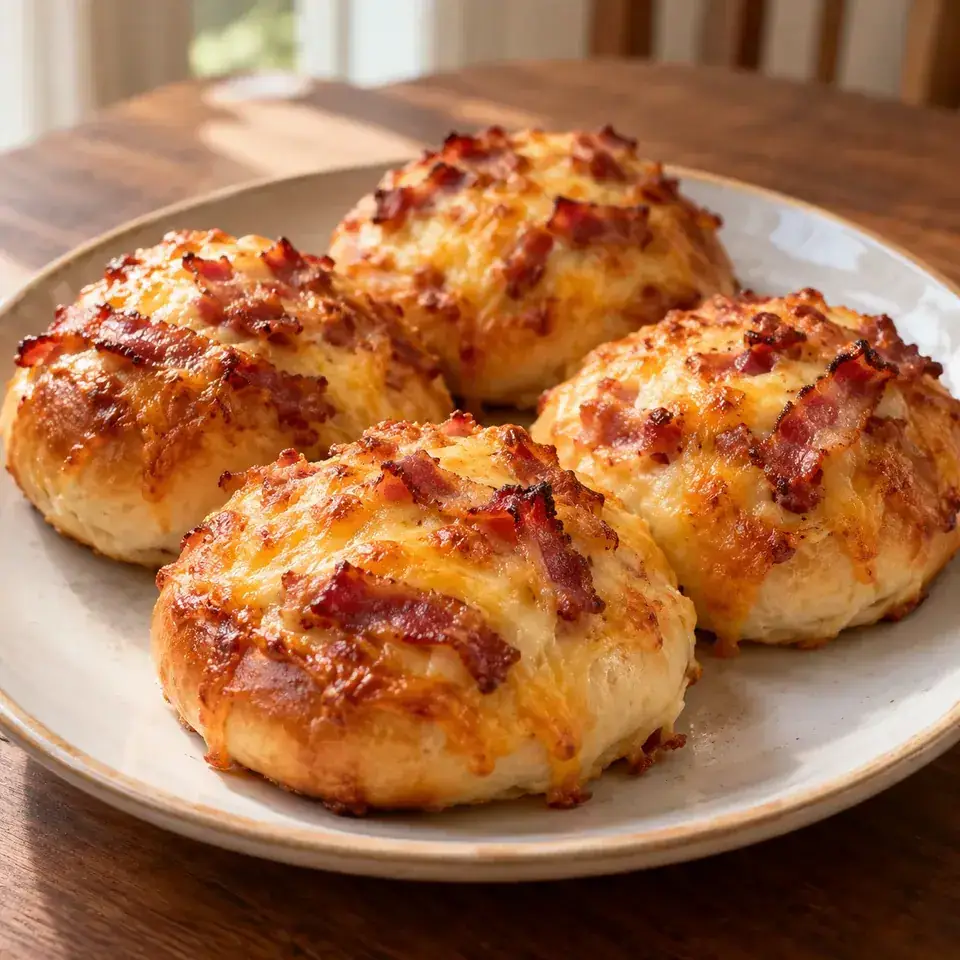 Double Cheese and Bacon Rolls — serving inspiration