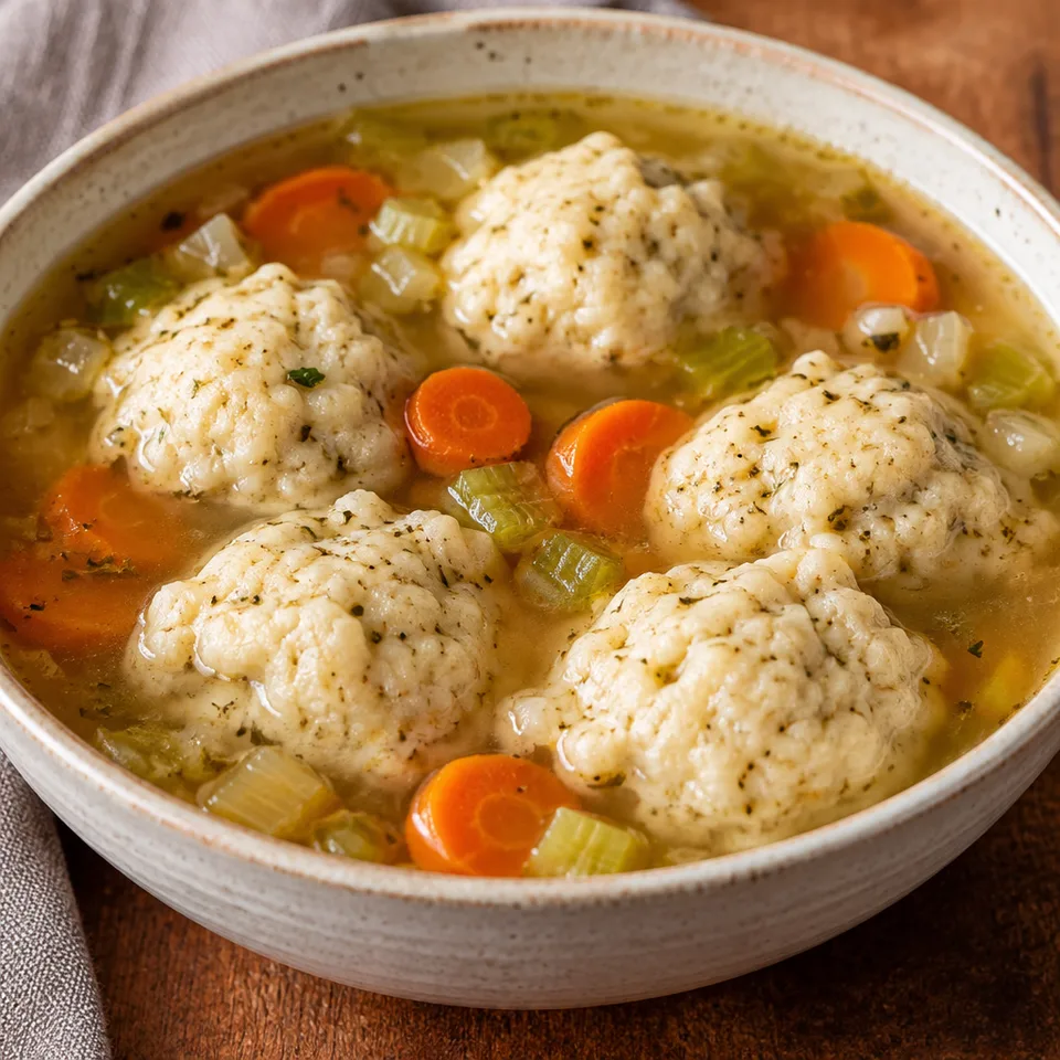 Drop Dumplings for Soup — serving inspiration