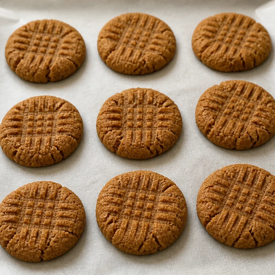 EASY ALMOND BUTTER COOKIES — serving inspiration