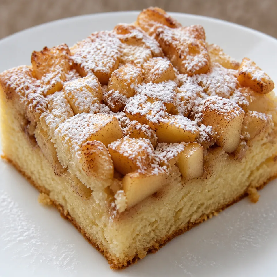 Easy Apple Squares (Cake Bars) — serving inspiration