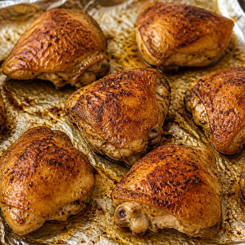 Easy Baked Chicken Thighs — serving inspiration