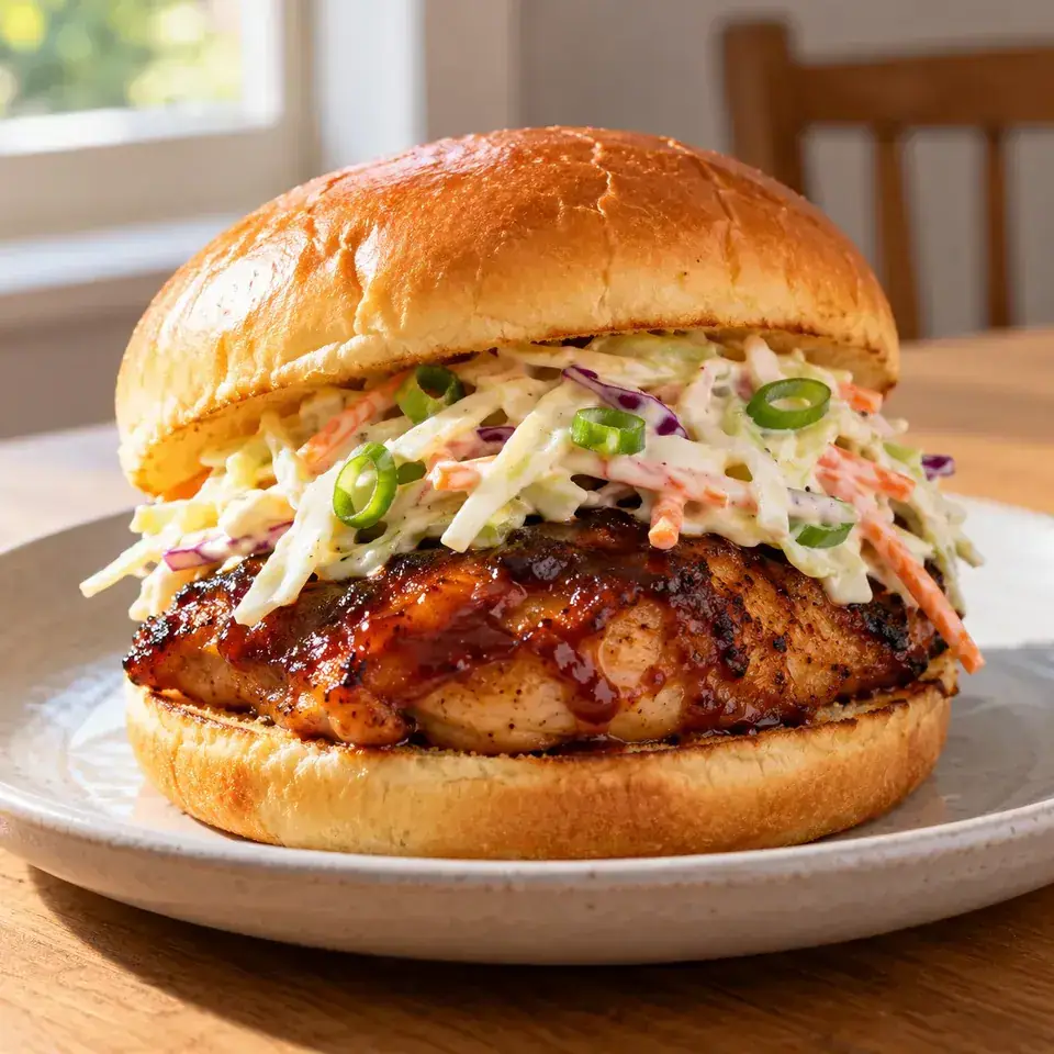 Easy BBQ Chicken Sandwiches — serving inspiration