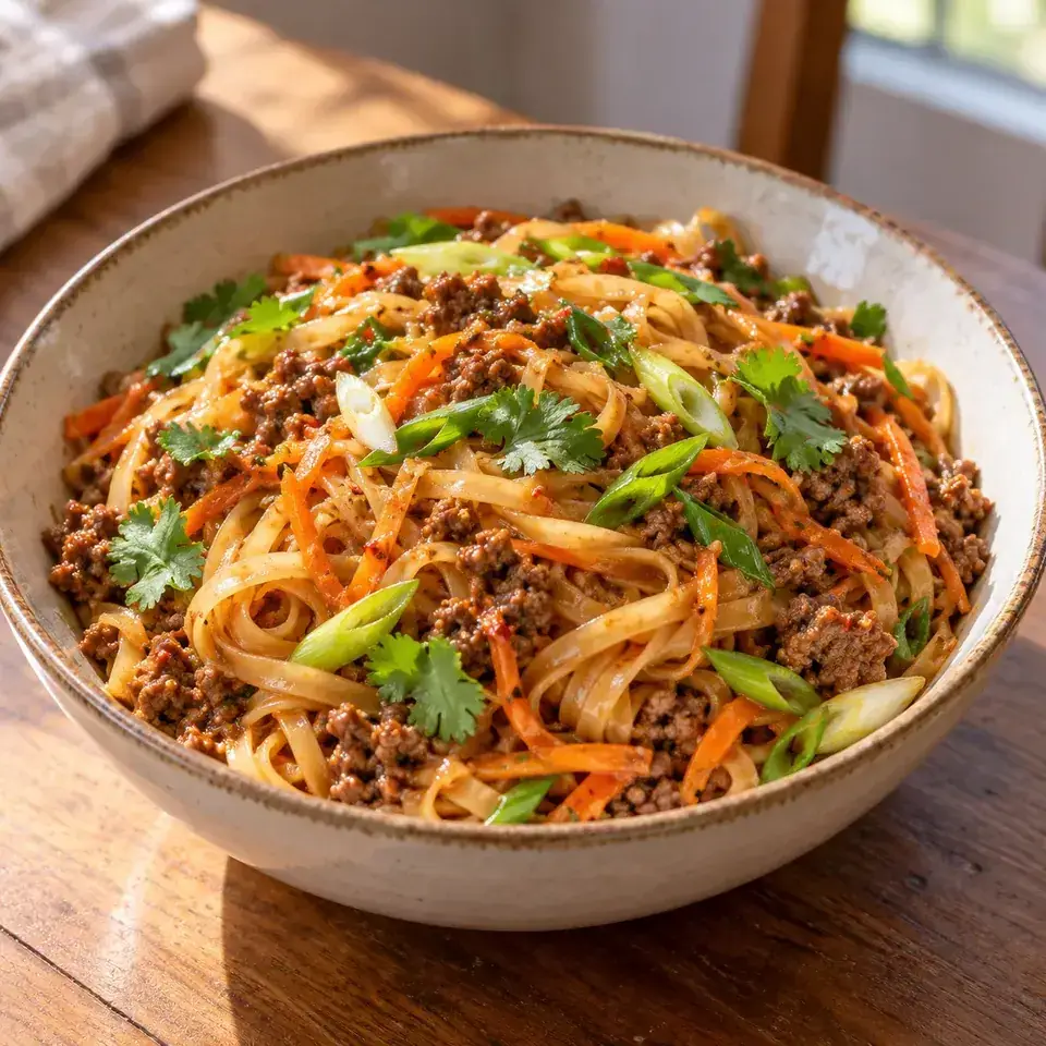 Easy Beef Stir Fry Noodles — serving inspiration