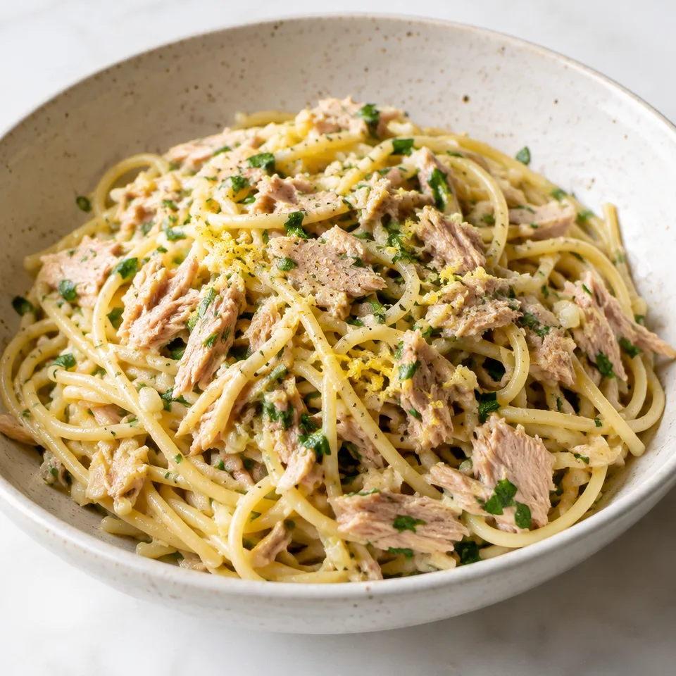 Easy Canned Tuna Pasta — serving inspiration