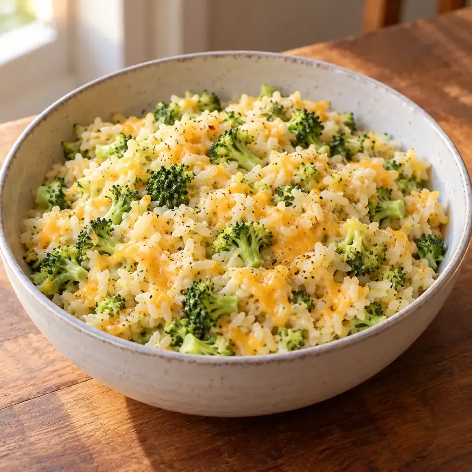 Easy Cheesy Broccoli Rice — serving inspiration