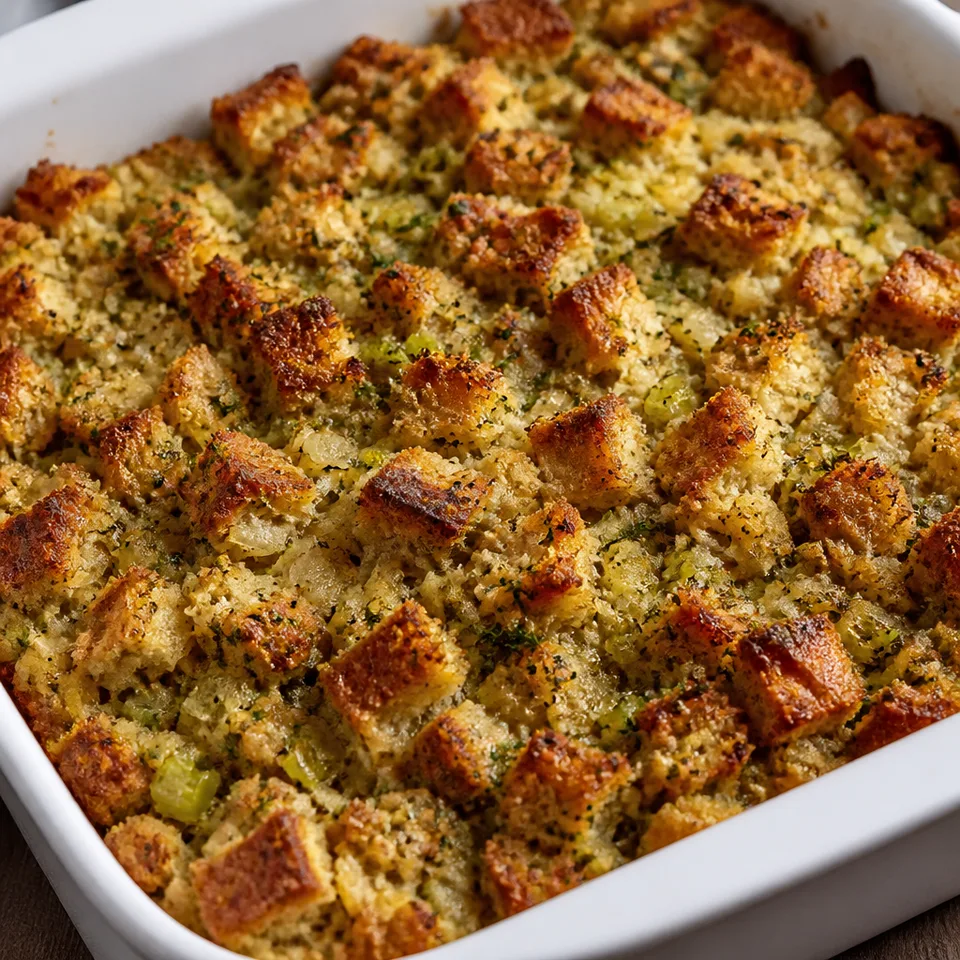 Easy Classic Stuffing Recipe — serving inspiration