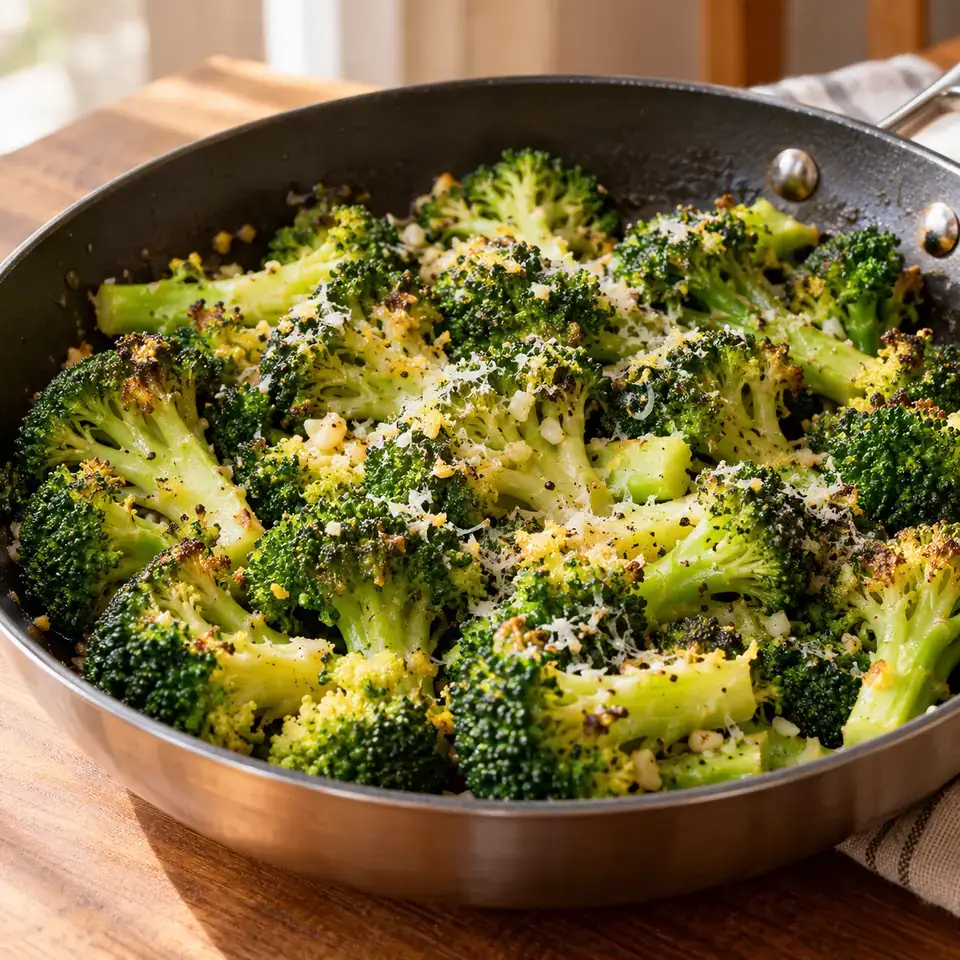 Easy Garlic Parmesan Broccoli — serving inspiration