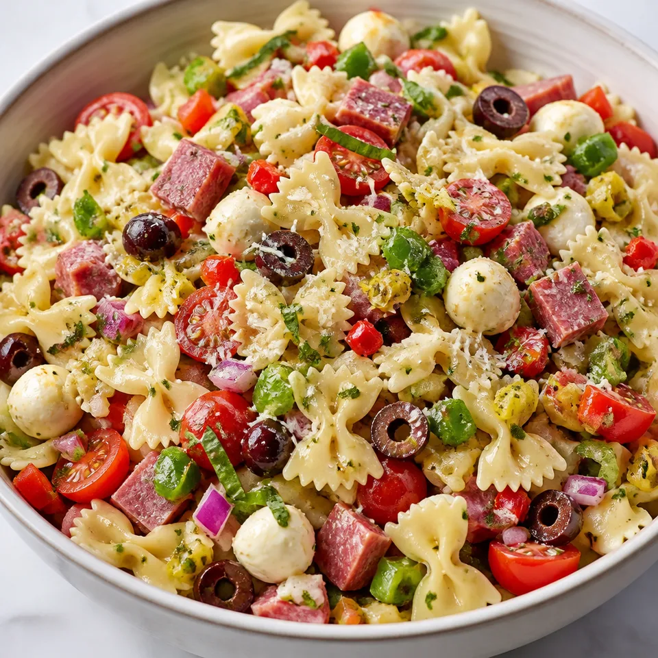 Easy Italian Pasta Salad — serving inspiration