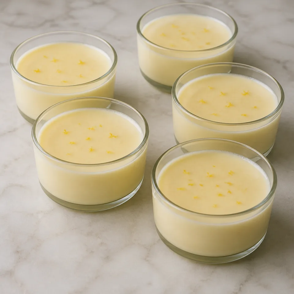 Easy Lemon posset — serving inspiration